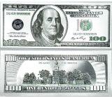 Talisman versilberte 100 USD Banknote