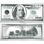 Talisman versilberte 100 USD Banknote