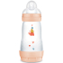 Mam Anti-Colic Saugflasche, weicher Silikonsauger mit mittlerem Durchfluss 2+ Monate Rosa 260 ml