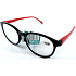 Berkeley Lesebrille +4.0 Kunststoff schwarz, rote Seiten 1 Stück MC2253