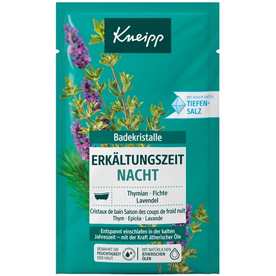 Kneipp Erkaltungszeit Nacht - Erkältungsnacht-Badesalz 60 g