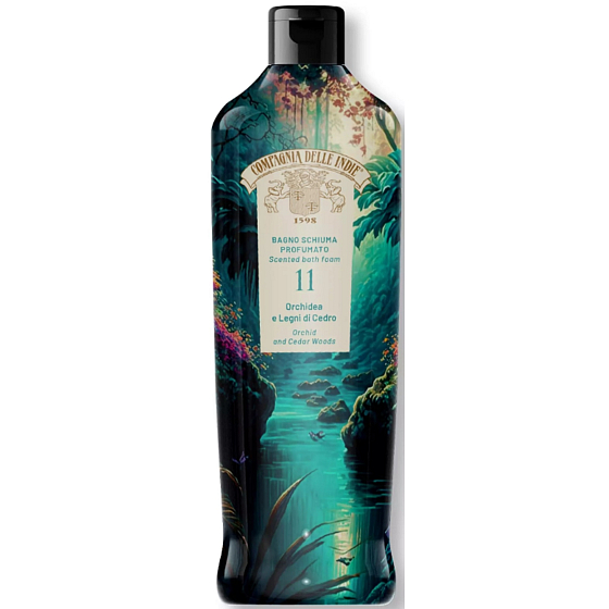 Compagnia Delle Indie 11 Orchidee und Zedernholz parfümierter Badeschaum 500 ml