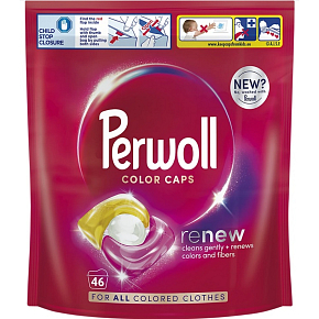 Perwoll Waschmittelkapseln Renew Color für bunte Wäsche, 46 Wäschen