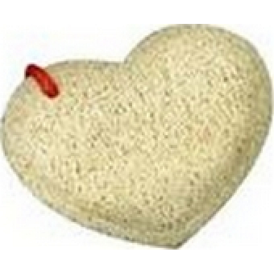 Lufa Cylindrica Natürliches Massagetuch für Kinder Herz 13 x 10 cm LF239