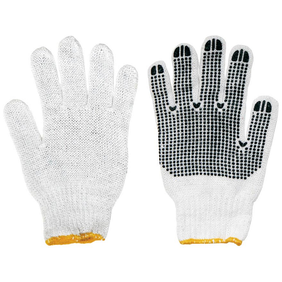 Spokar Mit Punkten gestrickt, Arbeitshandschuhe