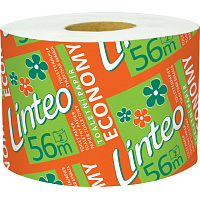 Linteo Economy Toilettenpapier 2-lagig Rolle 448 Riss, 56 Meter, 1 Rolle