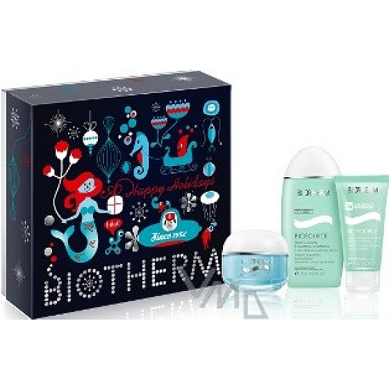 Biotherm Aquasource Feuchtigkeitscreme 50 ml + Reinigungsgel 50 ml + Hauttonikum 125 ml, Kosmetikset