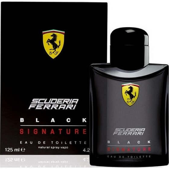 Ferrari Black Signature Eau de Toilette für Herren 125 ml