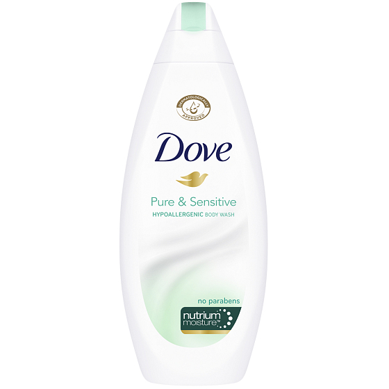 Dove Pure & Sensitive 250 ml Duschgel
