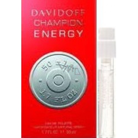 Davidoff Champion Energy Eau de Toilette für Männer 1,2 ml mit Spray, Fläschchen