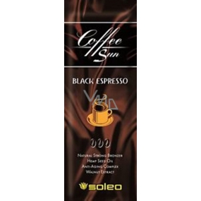 Soleo Coffee Sun Black Espresso Maximaler natürlicher Sonnenschutz 5 ml - Einweg-Solariumcreme