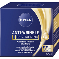 Nivea Anti-Wrinkle Revitalizing 55+ regenerierende Nachtcreme gegen Falten, 50 ml