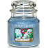 Yankee Candle Garden Sweet Pea - Blumen aus dem Garten Duftkerze Klassisches mittleres Glas 411 g