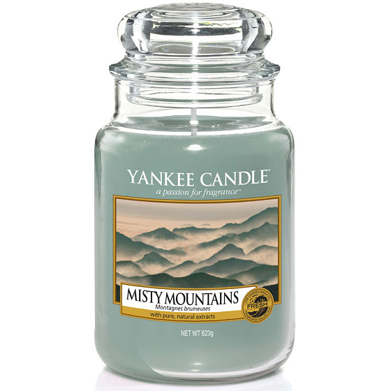 Yankee Candle Misty Mountains Klassisches Nebelglas 623 g