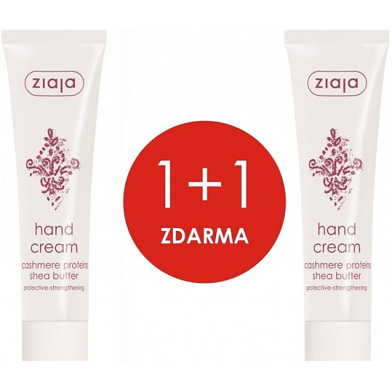 Ziaja Cashmere Protein und Sheabutter Handcreme 2 x 100 ml, Duopack