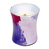 WoodWick English Lavender - Lavendel Artisan Duftkerze mit Docht und Deckelglas mittel 275 g