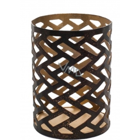 WoodWick Herringbone Kerzenhalter für Duftkerze Petite 68 x 95 mm