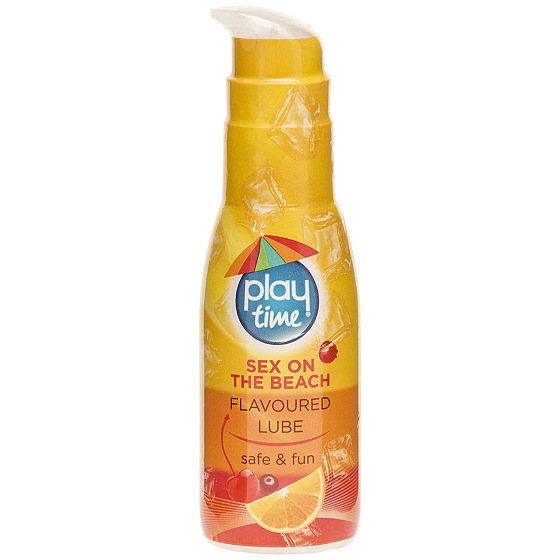 Spielzeit Sex am Strand Aromatisiert Gleitgel auf Wasserbasis 75 ml