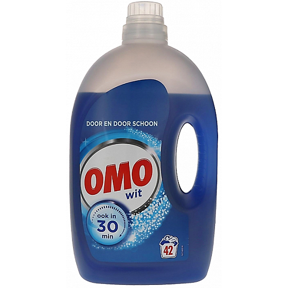 Omo Wit Waschgel, weiße Wäsche 42 Dosen 2,73 l