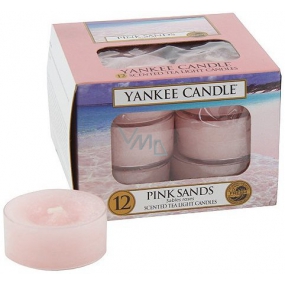 Yankee Candle Pink Sands - Teekerze mit rosa Sandduft 12 x 9,8 g