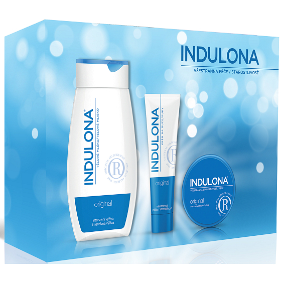 Indulona Original Handcremetube 85 ml + Körperlotion 250 ml + Universalcreme 75 ml, Kosmetikset