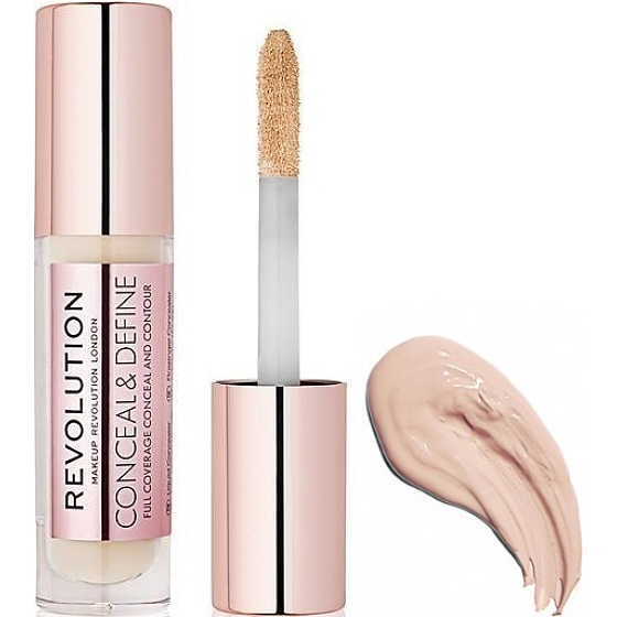 Makeup Revolution Conceal & Define Concealer flüssiger Concealer C7 3,4 ml