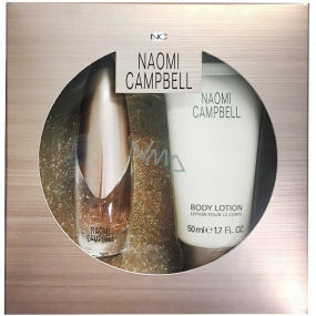 Naomi Campbell Naomi Campbell Eau de Toilette für Frauen 15 ml + Körperlotion 50 ml, Geschenkset