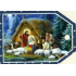 Nekupto Weihnachtsgeschenkkarten Krippe 5,5 x 7,5 cm 6 Stück