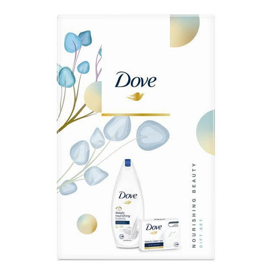 Dove Nourishing Deeply Duschgel 250 ml + Original Toilettenseife 100 g, Kosmetikset