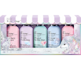 Baylis & Harding Beauticology Einhorn Reinigungsgel 100 ml + Duschcreme 100 ml + Duschgel 100 ml + Körperlotion 100 ml + Handcreme 100 ml, Kosmetikset für Kinder