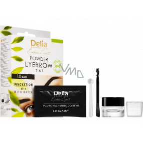 Delia Cosmetics Eyebrow Expert Henna Pulver Augenbrauenfarbe 1.0 schwarz 4 g