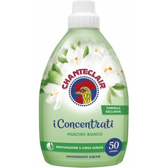 Chante Clair Ammorbidente Concentrati Muschio Bianco konzentrierter Weichspüler mit dem Duft von weißem Moschus 50 Dosen 1 l