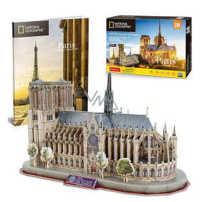 CubicFun Notre Dame 3D Puzzle 128 Teile, empfohlen ab 10 Jahren