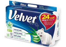 Samt Aloe Vera Soft Weißes Toilettenpapier 3lagig 24 Stück
