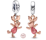 Charms Sterling Silber 925 Disney Winnie the Pooh - Ferkel, Armband Anhänger