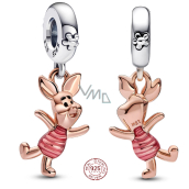 Charms Sterling Silber 925 Disney Winnie the Pooh - Ferkel, Armband Anhänger