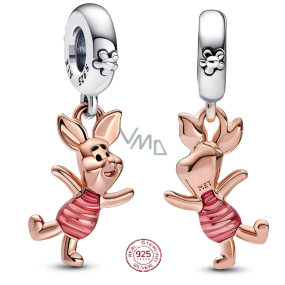 Charms Sterling Silber 925 Disney Winnie the Pooh - Ferkel, Armband Anhänger Charms Sterling Silber 925 Disney Winnie the Pooh - Ferkel, Armband Anhänger