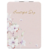 Albi Original Spiegel Rechteck Rosa Blume 6 x 8,5 x 1 cm