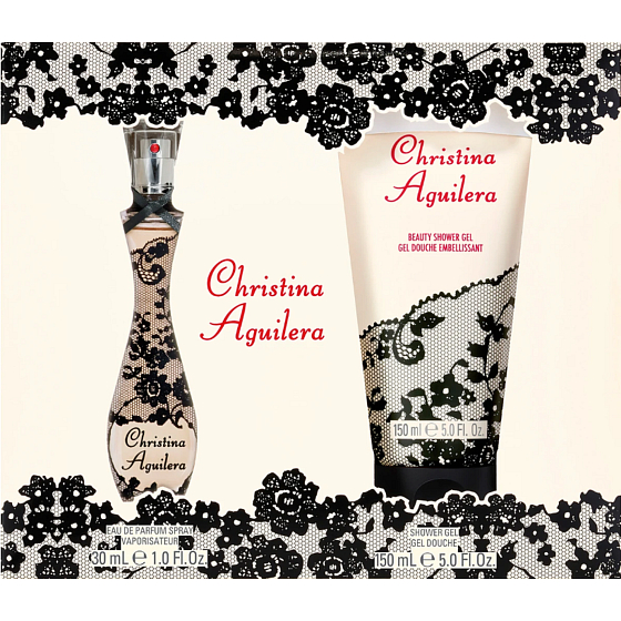 Christina Aguilera Signature Eau de Parfum 30 ml + Duschgel 150 ml, Geschenkset für Frauen