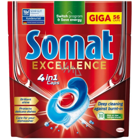 Somat Excellence 4in1 Giga Geschirrspültabletten 56 Stück