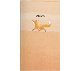 Albi Tagebuch 2025 Pocket vierzehntägig Fox 8,2 x 15,3 x 0,5 cm