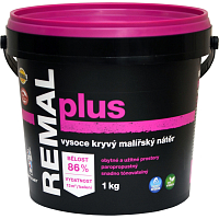 REMAL Plus hochdeckende Farbe für Wände, 1 kg