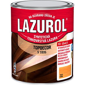 Lazurol Topdecor S1035 dünnfilmige Holzlasur T024 Zeder, 750 ml