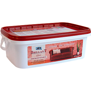 Het Brillant Effect Innenraum dekorative Malfarbe, tonbar, 2,5 kg