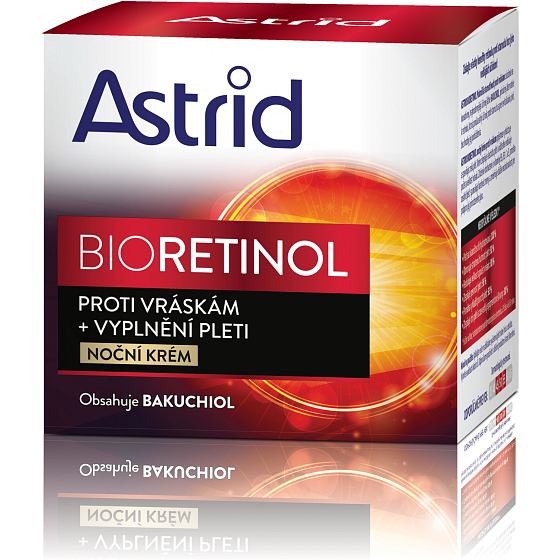 Astrid Bioretinol fortschrittliche Nachtcreme gegen Falten, 50 ml
