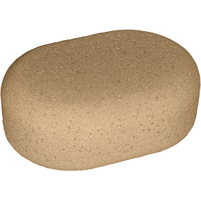 Spokar Schwamm für Auto, Autowanne, oval, 13 × 19 × 7 cm, 1 Stück