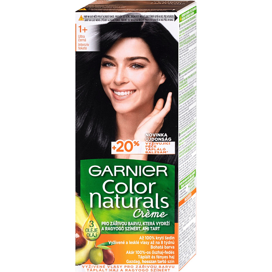 Garnier Color Naturals Haarfarbe 1+ ultra schwarz