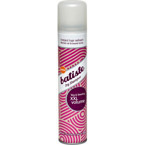Batiste Big & Bouncy Xxl Volume Trockenhaarshampoo für Volumen und Glanz 200 ml