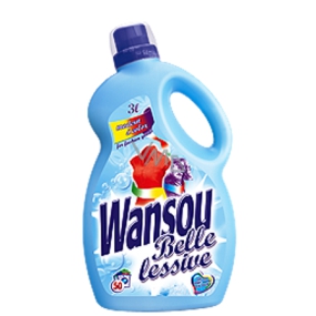 Wansou Belle Lessive Modern & Color Flüssigwaschmittel für farbige Wäsche 3 l