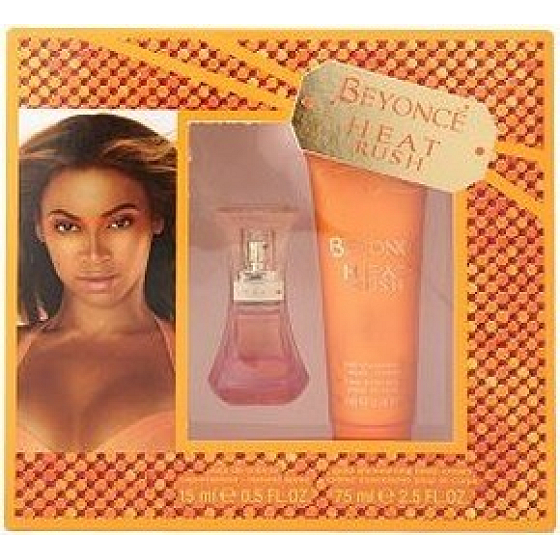 Beyoncé Heat Rush Eau de Toilette 15 ml + Duschgel 75 ml, Geschenkset